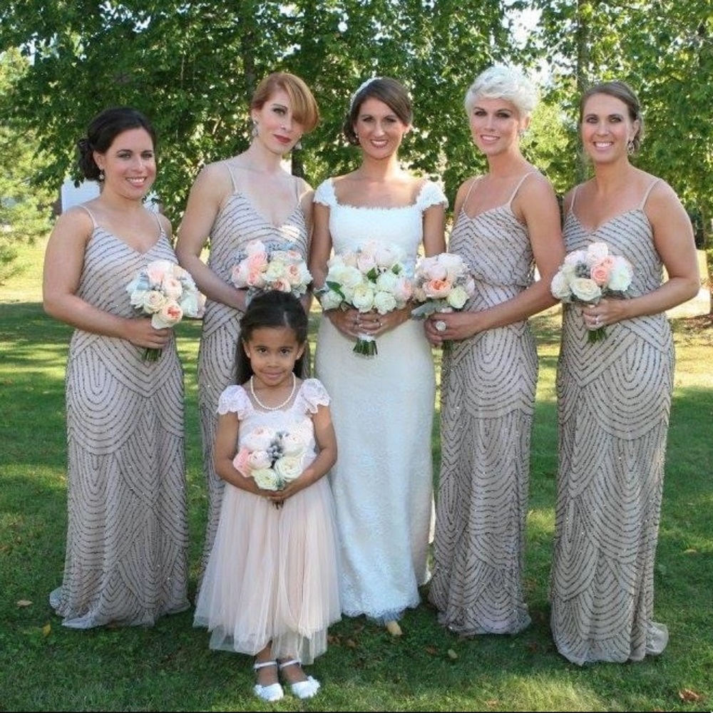 Adrianna Papell beaded dress